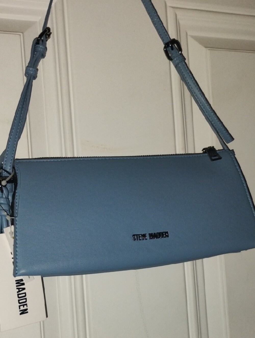 Steve Madden- Be Royal Shoulder Bag (Blue /Gunmetal)🩵🩶